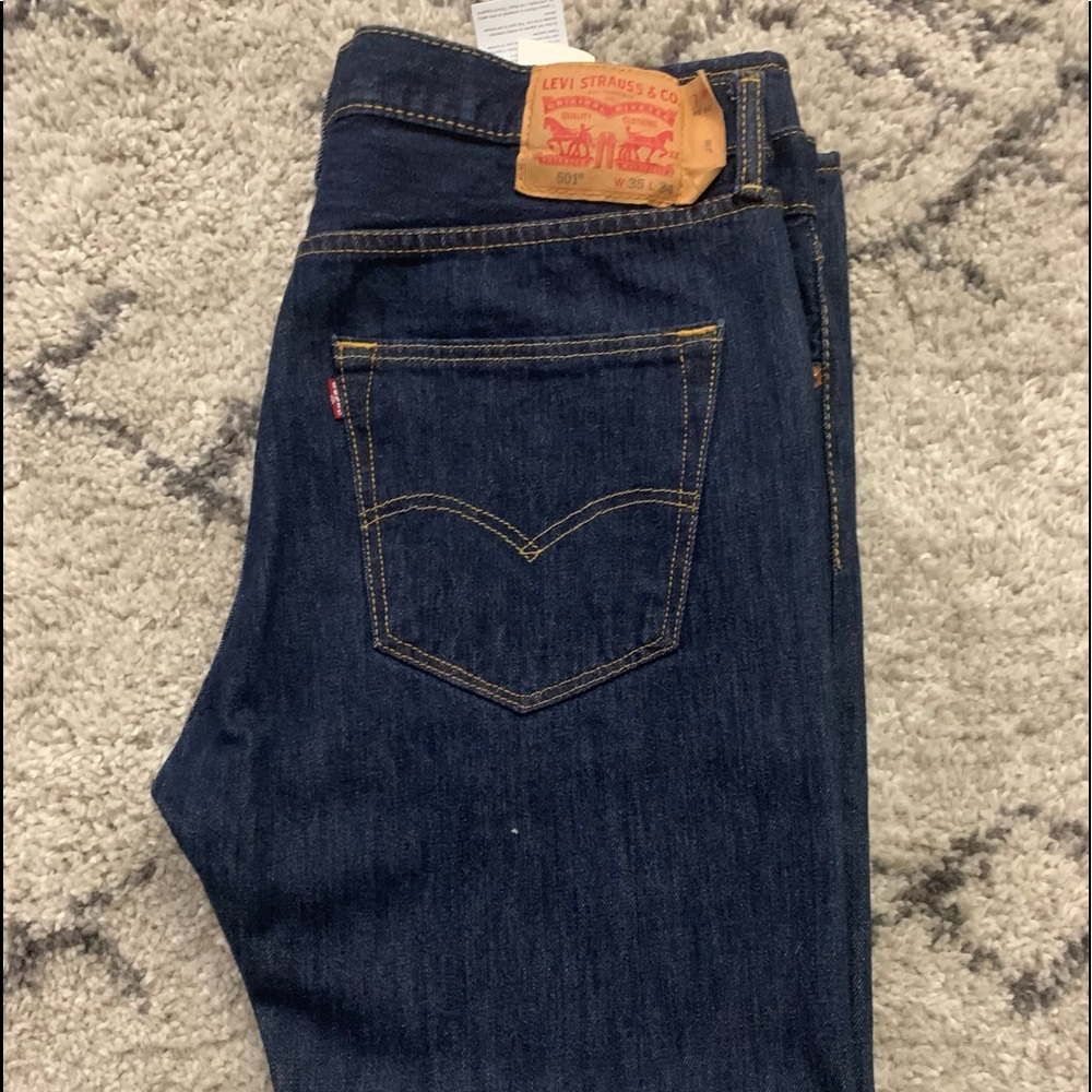 Levi’s 501, men, blue, size 35x34, new with tags